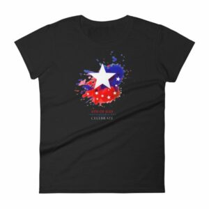 4th of July Splash Celebrate Independence Day Women's T-Shirt