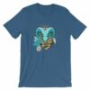 Aries Zodiac Symbol Rams Head Astrology T-Shirt - Image 10