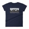 Houston The City With No Limits Skyline Silhouette Women's T-Shirt - Image 4