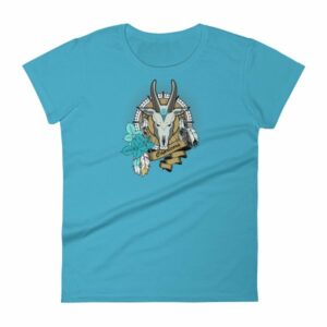Capricorn Zodiac Symbol Sea Goat Head Astrology Women's T-Shirt - Image 14