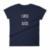 Lupus Sucks Chronic Illness Awareness Snarky Women's T-Shirt - Image 4