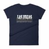 Las Vegas City of Sin Skyline and Reflection Women's T-Shirt - Image 4