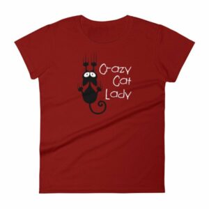 Crazy Cat Lady Cat Lovers Funny Women's T-Shirt - Image 6