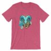 Aries Zodiac Symbol Rams Head Astrology T-Shirt - Image 20