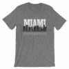 Miami Florida Skyline Silhouette and Reflection T-Shirt - Image 12