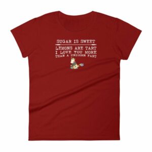 I Love You More Than Unicorn Farts Funny Unicorn Women's T-Shirt - Image 13