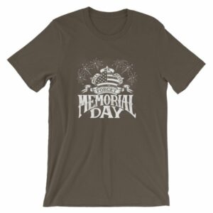 We Will Never Forget Memorial Day American Flag T Shirt - Image 9