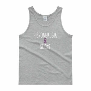Fibromyalgia Sucks Chronic Illness Awareness Snarky Tank Top - Image 4