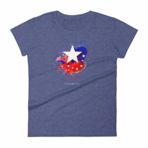4th of July Splash Celebrate Independence Day Women's T-Shirt - Image 6