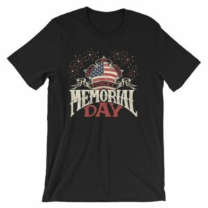 We Will Never Forget Memorial Day American Flag T-Shirt