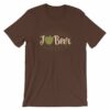 I Love Beer Heart Shaped Hops Retro Style Beer Lovers T-Shirt - Image 2