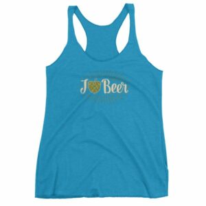 I Love Beer Heat Shaped Hops Retro Style Beer Lovers Women's tank top - Image 11