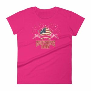 Celebrate Independence Day Patriotic July 4th Women's T-Shirt - Image 14