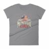 We Will Never Forget Memorial Day American Flag Women's T-Shirt - Image 5