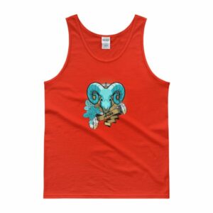 Aries Zodiac Symbol Rams Head Astrology Tank top - Image 8
