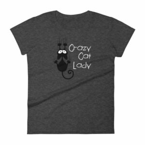 Crazy Cat Lady Cat Lovers Funny Women's T-Shirt - Image 2