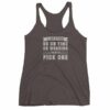 I Can Either Be On Time Or Wearing Pants Pick One Women's Tank Top - Image 2