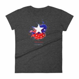 4th of July Splash Celebrate Independence Day Women's T-Shirt - Image 3