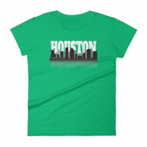 Houston The City With No Limits Skyline Silhouette Women's T-Shirt - Image 10