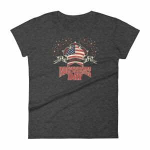 Celebrate Independence Day Patriotic July 4th Women's T-Shirt - Image 3