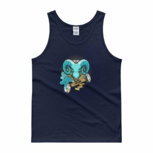 Aries Zodiac Symbol Rams Head Astrology Tank top - Image 3