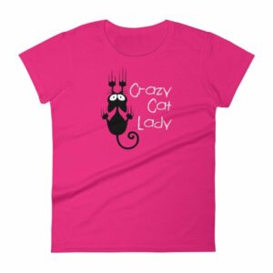 Crazy Cat Lady Cat Lovers Funny Women's T-Shirt - Image 8