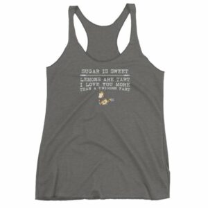 I Love You More Than Unicorn Farts Funny Unicorn Women's tank top - Image 4