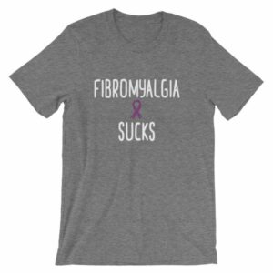 Fibromyalgia Sucks Chronic Illness Awareness Snarky T-Shirt - Image 10