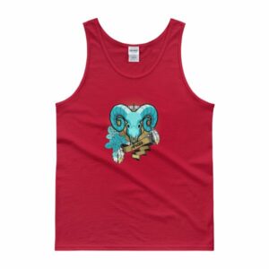 Aries Zodiac Symbol Rams Head Astrology Tank top - Image 10