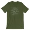 Hamburger Anatomy Chalk Drawing Hamburger Lovers T-Shirt - Image 6