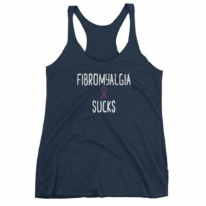 Fibromyalgia Sucks Chronic Illness Awareness Snarky Women's Tank Top - Image 5