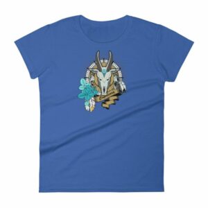 Capricorn Zodiac Symbol Sea Goat Head Astrology Women's T-Shirt - Image 10