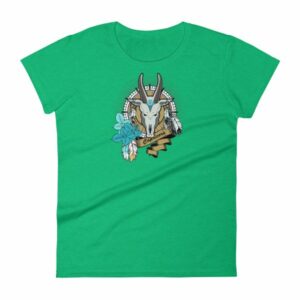 Capricorn Zodiac Symbol Sea Goat Head Astrology Women's T-Shirt - Image 11