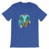 Aries Zodiac Symbol Rams Head Astrology T-Shirt - Image 17