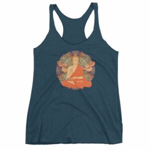 Siddhartha Gautama Buddha Meditating Buddhism Women's tank top - Image 3
