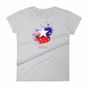 4th of July Splash Celebrate Independence Day Women's T-Shirt - Image 7