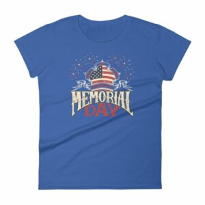 We Will Never Forget Memorial Day American Flag Women's T-Shirt - Image 9