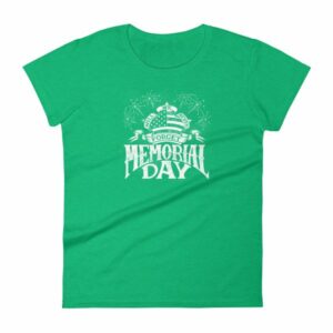 We Will Never Forget Memorial Day American Flag Women's T Shirt - Image 10