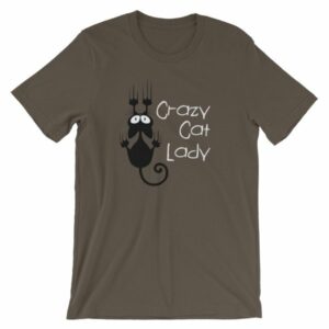 Crazy Cat Lady Cat Lovers Funny T-Shirt - Image 7