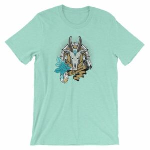 Capricorn Zodiac Symbol Sea Goat Head Astrology T-Shirt - Image 15