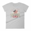 We Will Never Forget Memorial Day American Flag Women's T-Shirt - Image 11