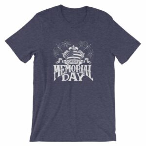 We Will Never Forget Memorial Day American Flag T Shirt - Image 4