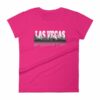 Las Vegas City of Sin Skyline and Reflection Women's T-Shirt - Image 14