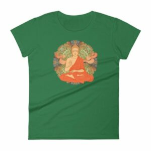 Siddhartha Gautama Buddha Meditating Buddhism Women's T-Shirt - Image 8
