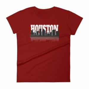 Houston The City With No Limits Skyline Silhouette Women's T-Shirt - Image 12