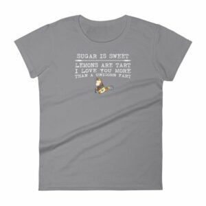 I Love You More Than Unicorn Farts Funny Unicorn Women's T-Shirt - Image 4
