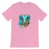 Aries Zodiac Symbol Rams Head Astrology T-Shirt - Image 19