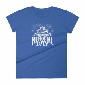 We Will Never Forget Memorial Day American Flag Women's T Shirt - Image 9