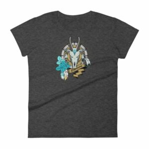 Capricorn Zodiac Symbol Sea Goat Head Astrology Women's T-Shirt - Image 4
