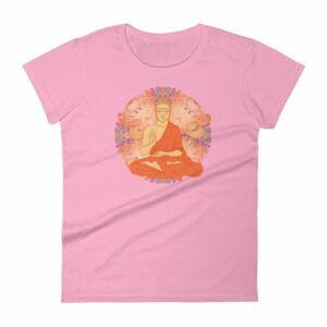 Siddhartha Gautama Buddha Meditating Buddhism Women's T-Shirt - Image 14